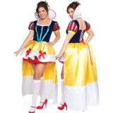 Snow White costume from a fairy tale fluffy colored dress