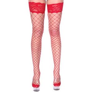 Stockings in a grid with an openwork elastic band in the large grid. Артикул: IXI12866