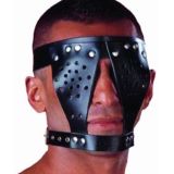 Premium faux leather mask