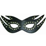    Leather Cat Mask Black