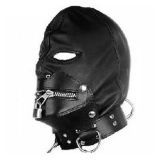 Gothic leather muzzle.