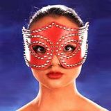 Red carnival mask