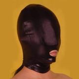 Black mask made of vinyl
