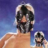 Black muzzle with a gag 3.5 cm