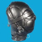 Leather muzzle from genuine leather