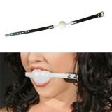 Gag with silicone ball 3.4 cm