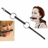 Classic black ball gag for the mouth