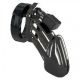 Black male chastity belt CB-6000