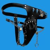 Black male chastity belt