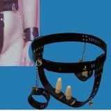 Black female chastity belt