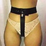 Black sexy chastity belt
