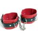 �����-������� ��������� Leather Red Black Ankle Cuffs