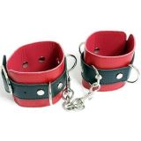 Black and red cuffs