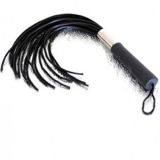 Black rubber whip