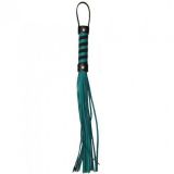 Strict leather whip green