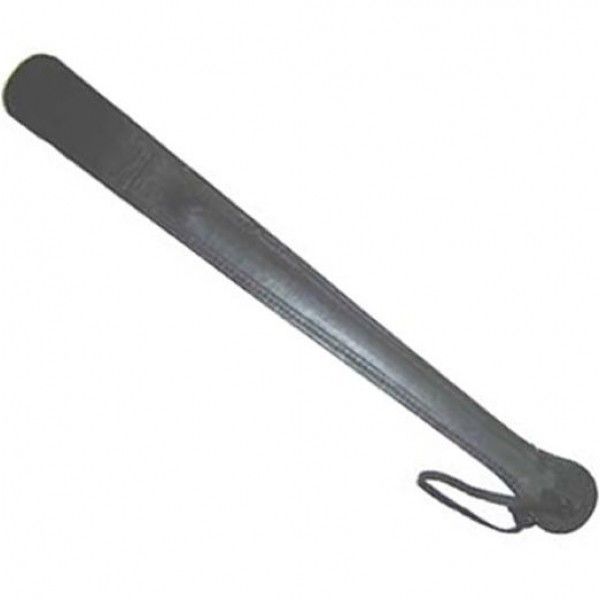 Длинная черная шлепалка Spanking Whip Paddle Black. Артикул: IXI14303