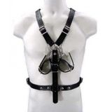 Black mens harness R-30