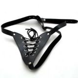 Womens leather g-string
