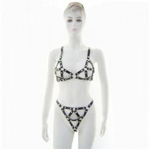 Womens leather lingerie. Артикул: IXI14386