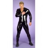 Vinyl mens jumpsuit