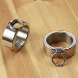 Steel handcuffs elliptical shape for men and women