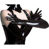 Vinyl long gloves