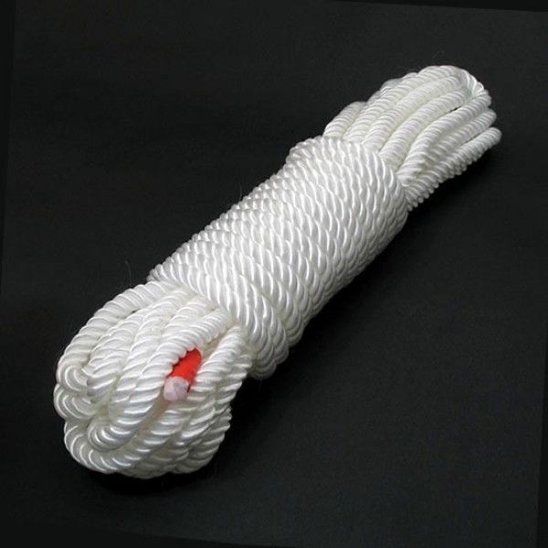Веревка для связывания белая шелковая Special Silk Rope, 10 метров. Артикул: IXI15936