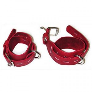 Red cuffs with 3-in-1. Артикул: IXI16049