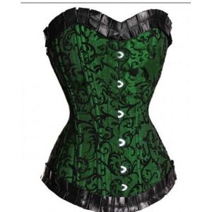 There is an elegant green corset with lace. Артикул: IXI16291