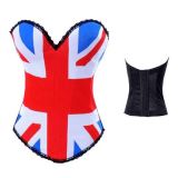 Luxurious corset flag of Britain.