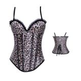Corset with leopard print