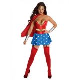 Erotic costume Super women red