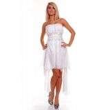 Evening dress. White.