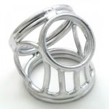 Silver triple ring