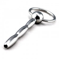 Urethral catheter with comfort ring