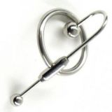 A catheter for the urethra with a ring