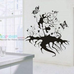 SALE! Vinyl sticker - the girl with the roots. Артикул: IXI25913