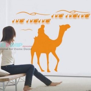 SALE! Vinyl sticker - Orange camels. Артикул: IXI25984