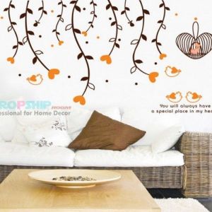 SALE! Vinyl sticker - Orange hearts. Артикул: IXI26026