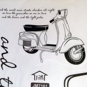 SALE! Vinyl sticker - Scooter and the inscription. Артикул: IXI26058