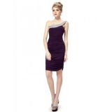 Bodycon dress with pleated skirt and sequins