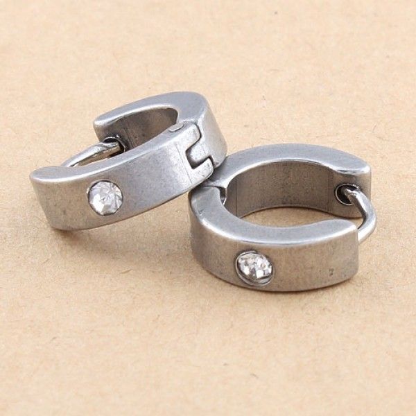 Fashion stainless steel earrings. Артикул: IXI29537