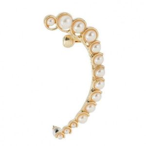 Golden earrings with mother of pearl inserts. Артикул: IXI29589