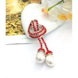 Decoration red rhinestones