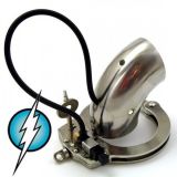 Electric Shock E-Stim Electrosex Masturbation CockCuff Tube For Normal Torture with 4 Holes