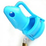 Blue silicone chastity device