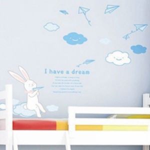 SALE! Vinyl sticker - Rabbit dreamer - I have a dream. Артикул: IXI35099