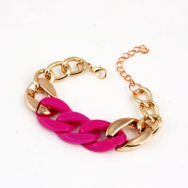 Golden bracelet with colorful woven. Артикул: IXI35131