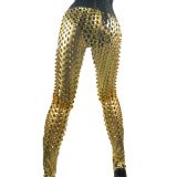 Golden stylish leggings