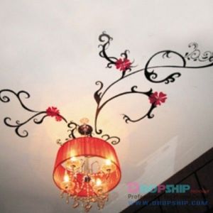 SALE! Vinyl sticker is an abstraction over a chandelier. Артикул: IXI36925